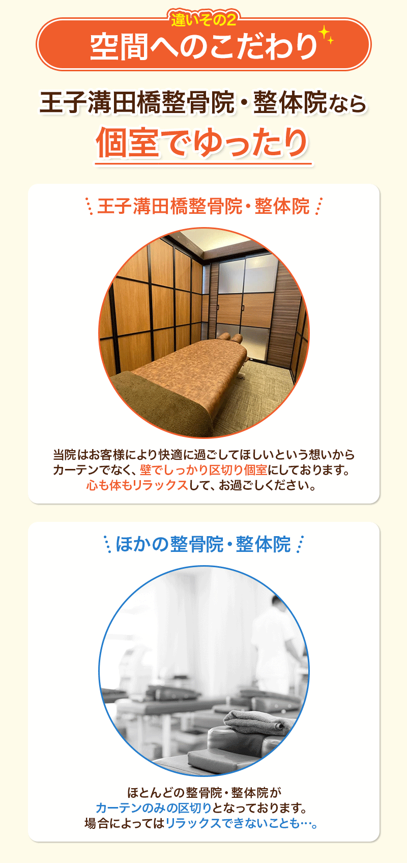 違いその2 空間へのこだわり